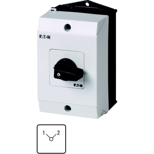 Eaton Omschakelaar, Contacten: 2, 32 A, Frontplaat: 1-2, 90 &deg;, vast, Opbouw - Eaton 1150pic 944 l - 20064521