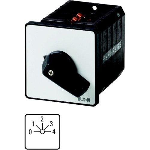 Eaton Stappenschakelaar, Contacten: 4, 63 A, Frontplaat: 0-4, 45 &deg;, vast, in - Eaton 1150pic 954 l - 20057338