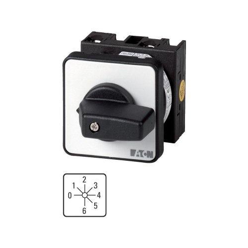 Eaton Stappenschakelaar, Contacten: 6, 20 A, Frontplaat: 0-6, 45 &deg;, vast, in - Eaton 1150pic 971 l - 20056448