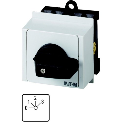 Eaton Stappenschakelaar, Contacten: 3, 20 A, Frontplaat: 0-3, 45 &deg;, vast, Ve - Eaton 1150pic 982 l - 20056391
