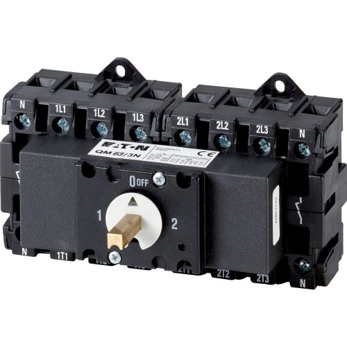 EATON omkeer lastscheider 63a 2x4p QM63/3N 1319.915 - Eaton 1150pic 995 l - 11009109