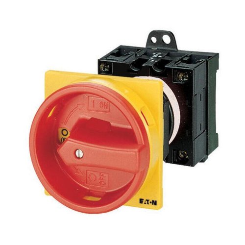 Eaton Hoofdschakelaar, 3-polig + 2MC + 1VC, 32 A, NOOD-UIT-functie, 90 &deg;, af - Eaton 115a053 l - 20057351