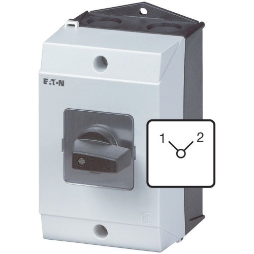 Eaton Omschakelaar, Contacten: 8, 32 A, Frontplaat: 1-2, 90 &deg;, vast, Opbouw - Eaton 115a182 l - 20064536