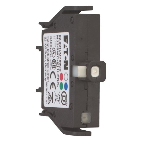 Eaton SmartWire signaaldrukknop, 1W, LED, wit, bodemmontage - Eaton 116004 r - 20059563