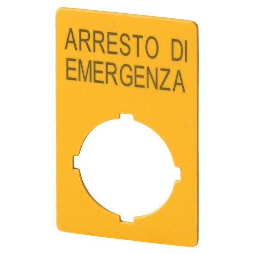 Eaton Schild, NOOD-HOLD, HxB=50x33mm, geel, arresto di emergenza - Eaton 1160pic 1084 - 20059684