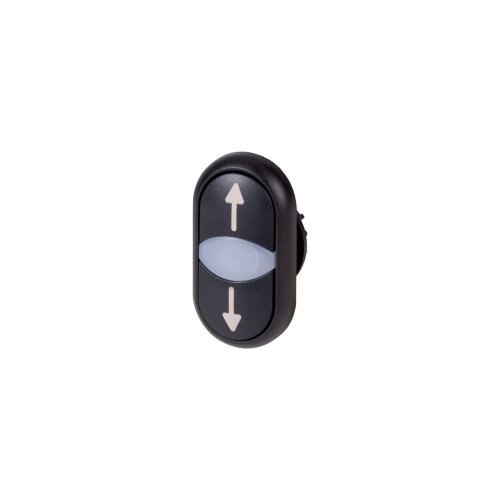 Eaton Dubbele drukknop, +signaallamp, zwart/wit/zwart, symbool pijl - Eaton 1160pic 1138 l - 20065198