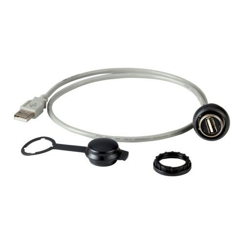 Eaton Frontelement, zwart, +USB 3.0 A/A, aansluitkabel 0.6m - Eaton 1160pic 1229 - 20060502