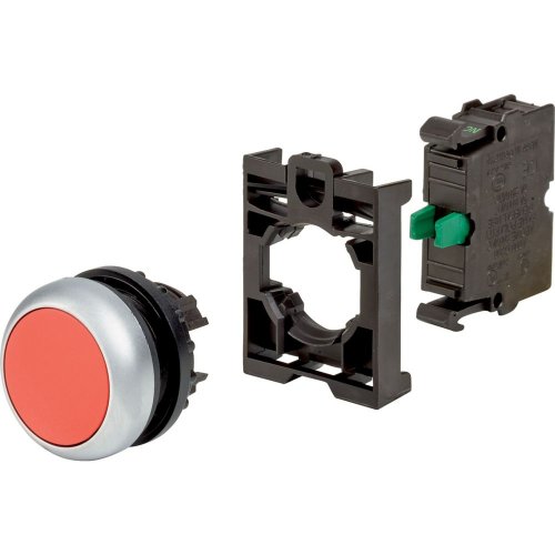 Eaton Drukknop, vlak, rood, terugverend, Contactelement 1F, schroefaansluiti - Eaton 1160pic 1395 - 20059437
