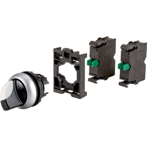 Eaton Keuzeschakelaar, draaigreep, V-stand, zwart, vast, Contactelement 1F,  - Eaton 1160pic 1436 - 20059424