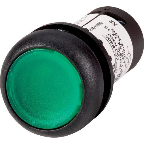 Eaton SignaalDrukknop compact, vlak, groen, terugverend, 1no/0nc - Eaton 1160pic 1599 - 20060344