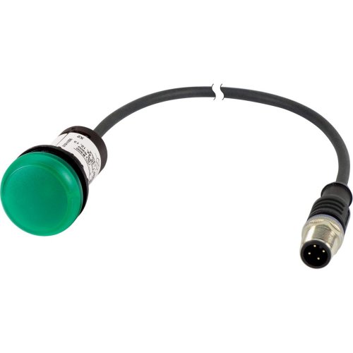 Eaton Signaallamp, RMQ Compact, groen, vlak, 0no/0nc, M12A-male, kabel zwart - Eaton 1160pic 1748 l - 20061787