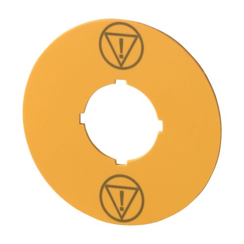 Eaton Schild; NOOD-UIT; geel; D = 60 mm; symbool IEC60417-5638 - Eaton 1160pic 1831 - 20061742