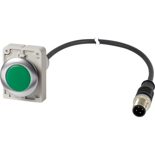 Eaton Signaallamp, M30C Compact, groen, vlak, 0no/0nc, M12A-male, kabel zwar - Eaton 1160pic 1853 - 20062296