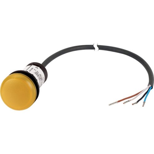 Eaton Signaallamp, RMQ Compact, geel, vlak, 0no/0nc, open einde, kabel zwart - Eaton 1160pic 1866 - 20062104
