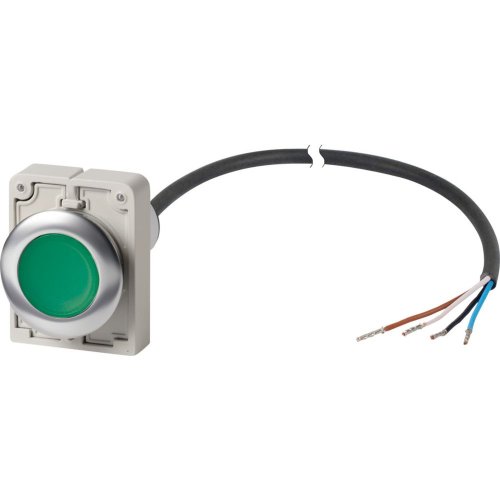 Eaton SignaalDrukknop, M30C Compact, groen, vlak, vast, 1no/0nc, open einde, - Eaton 1160pic 1897 - 20062219