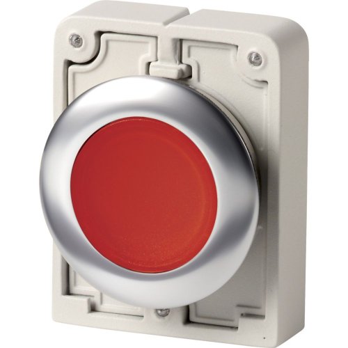 Eaton Signaaldrukknop, 30mm, RVS, vlak, sealed, rood, terugverend - Eaton 1160pic 1922 - 20063658