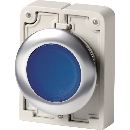 Eaton Signaaldrukknop, 30mm, RVS, vlak, sealed, blauw, terugverend - Eaton 1160pic 1925 - 20063660