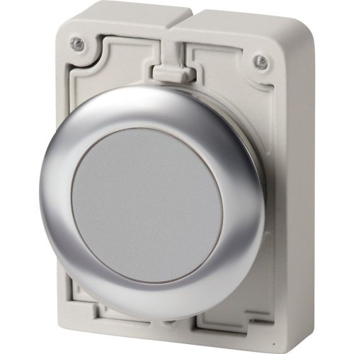 Eaton Drukknop, 30mm, RVS, vlak, grijs, terugverend - Eaton 1160pic 1927 - 20063020