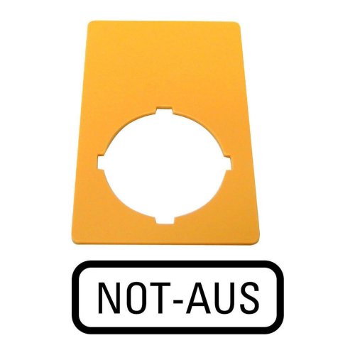 Eaton Schild, NOOD-UIT, geel, HxB=50x33mm, NOOD-UIT - Eaton 1160pic 783 c - 20065006
