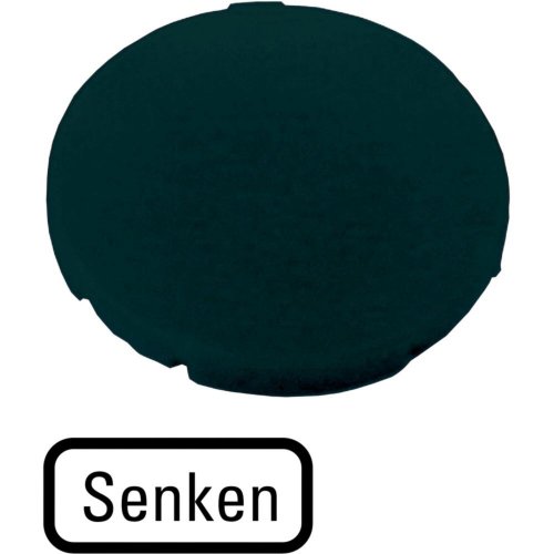 Eaton Indicatieplaatje, vlak zwart, SENKEN - Eaton 1160pic 817 c - 20065485