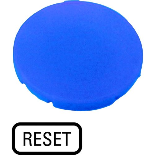 Eaton Indicatieplaatje, vlak blauw, RESET - Eaton 1160pic 830 c - 20065496