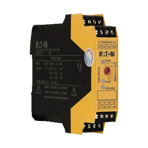 Eaton Veiligheidsrelais (24Vdc), 2 vrijgave paden , 0 meldc. - Eaton 118705 r - 20059598