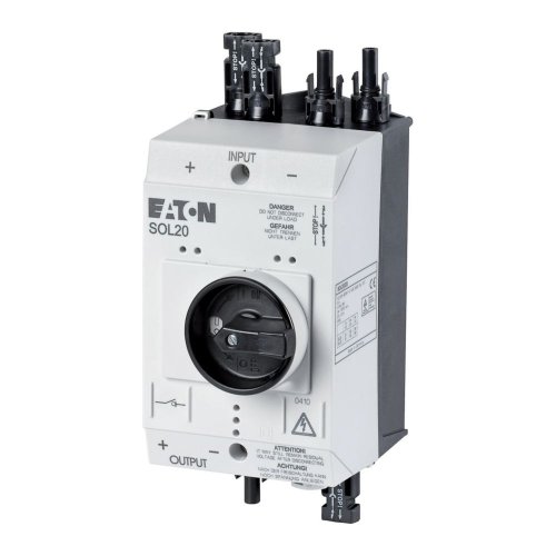 Eaton DC-lastscheider, 20A, inbouw, 2 ingangen MC4/MC4 - Eaton 1210pic 195 l - 20059670