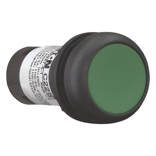 Eaton Drukknop compact, vlak, groen, vast, 1no/0nc - Eaton 121545 r - 20059725