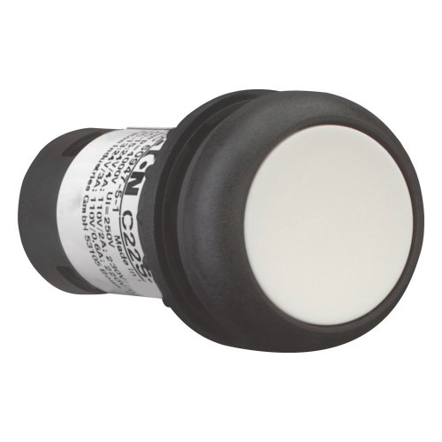 Eaton Drukknop compact, vlak, wit, terugverend, 1no/0nc - Eaton 121548 r - 20059710