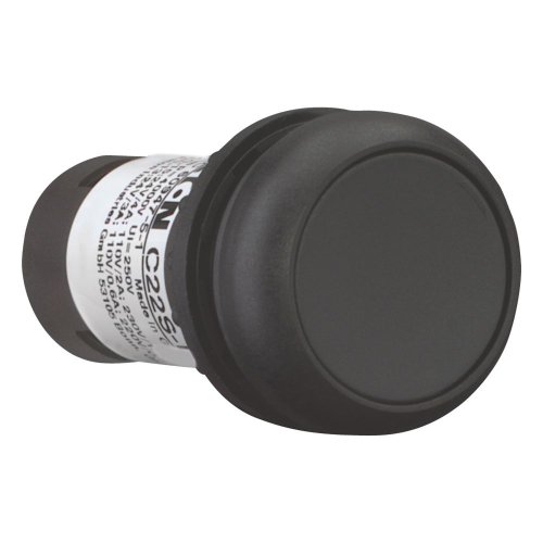 Eaton Drukknop compact, vlak, zwart, vast, 0no/2nc - Eaton 121552 r - 20059733