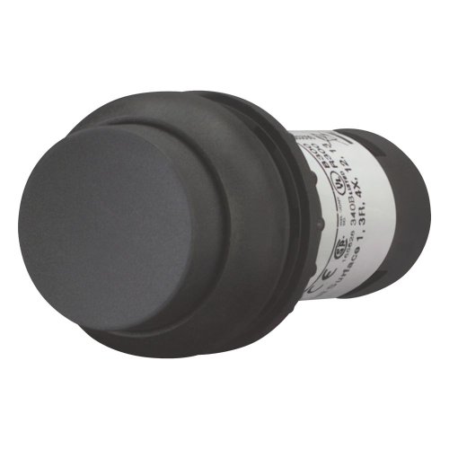 Eaton Drukknop compact, hoog, zwart, terugverend, 1no/1nc - Eaton 121577 l - 20059717