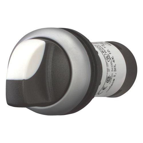 Eaton Keuzeschakelaar, draaigreep, 3 standen, zwart, vast, 2no/0nc - Eaton 132546 l - 20060119