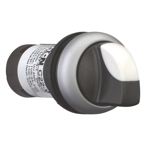 Eaton Keuzeschakelaar, draaigreep, 3 standen, zwart, vast, 2no/0nc - Eaton 132546 r - 20060119
