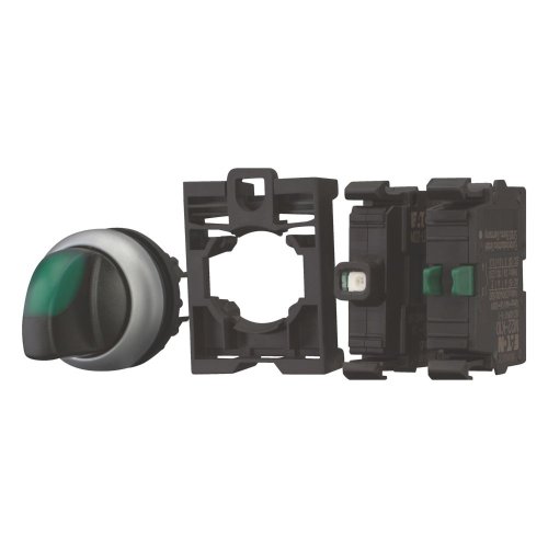 Eaton Keuzeschakelaar verlicht, vast, 2 standen, vert, blisterverpakking - Eaton 132597 l - 20060123