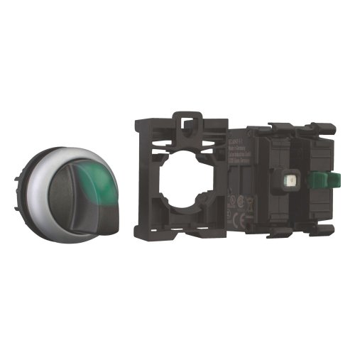 Eaton Keuzeschakelaar verlicht, vast, 2 standen, vert, blisterverpakking - Eaton 132597 r - 20060123