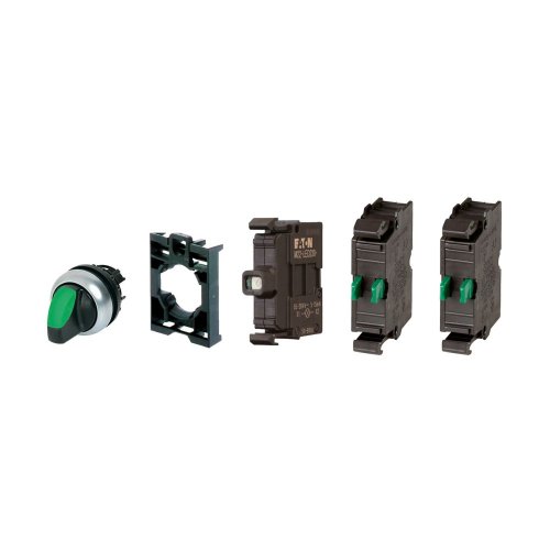 Eaton Keuzeschakelaar verlicht, vast, 3 standen, vert, blisterverpakking - Eaton 132598 l - 20060124