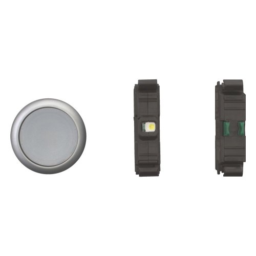 Eaton Drukknop verlicht, vlak, veerretour, 1 no, wit, blisterverpakking - Eaton 132604 c - 20060128