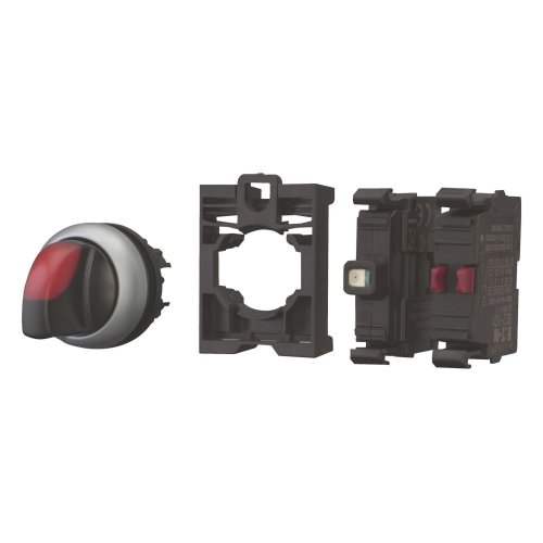 Eaton Signaalkeuzeschakelaar, 2 standen, rood, vast, LED, rood, frontbevesti - Eaton 132606 l - 20060129