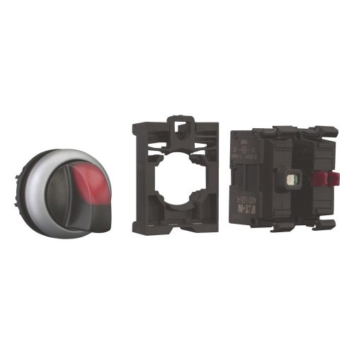 Eaton Signaalkeuzeschakelaar, 2 standen, rood, vast, LED, rood, frontbevesti - Eaton 132606 r - 20060129
