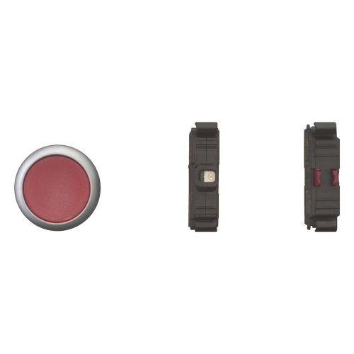Eaton Drukknop verlicht, vlak, veerretour, 1 nc, rood, blisterverpakking - Eaton 132612 c - 20060133