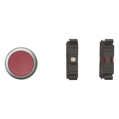 Eaton Signaaldrukknop, vlak, rood, terugverend, LED, rood, frontbevestiging, - Eaton 132615 c - 20028618