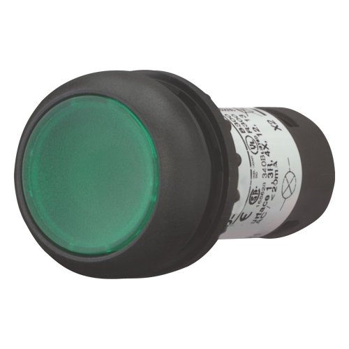 Eaton SignaalDrukknop compact, vlak, groen, terugverend, 1no/0nc - Eaton 136634 l - 20060343