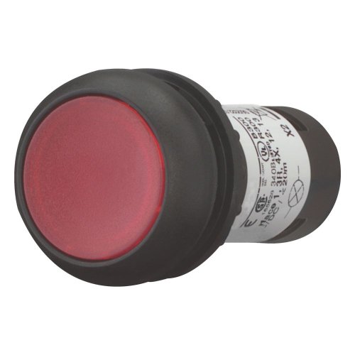 Eaton SignaalDrukknop compact, vlak, rood, vast, 0no/1nc - Eaton 136686 l - 20060359