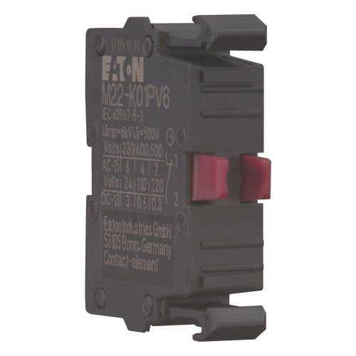 Eaton Contactelement, 1 V, frontbevestiging, schroefaansluiting,voor NOOD-HO - Eaton 150643 r - 20048164
