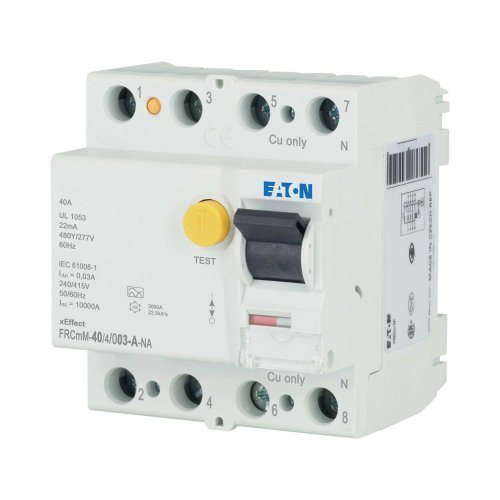 Eaton Aardlekschakelaar digitaal (RCCB) FRCMM, 40A, 4P, 30mA, 10kA, A-type,  - Eaton 167102 l - 20060556