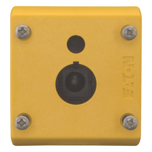 Eaton Opbouwkast, 1 inbouwplaat, deksel geel, voor lichtring - Eaton 167798 c - 20060619