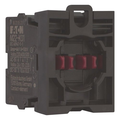 Eaton Contactelement, 3 V, 1M t.b.v. contactmonitoring, frontbevestiging, ca - Eaton 180794 r - 20061765