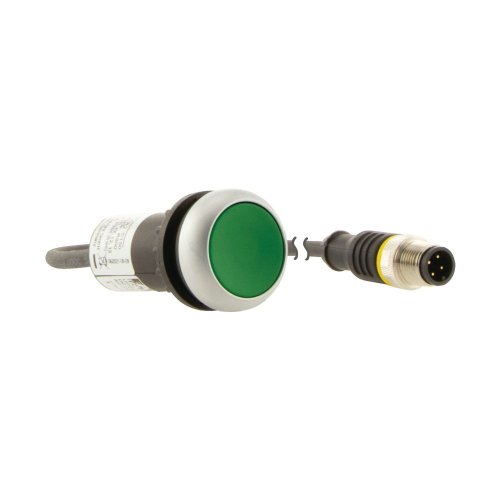 Eaton Drukknop, RMQ Compact, groen, vlak, terugverend, 1no/0nc, M12A-male, k - Eaton 181041 r - 20061858
