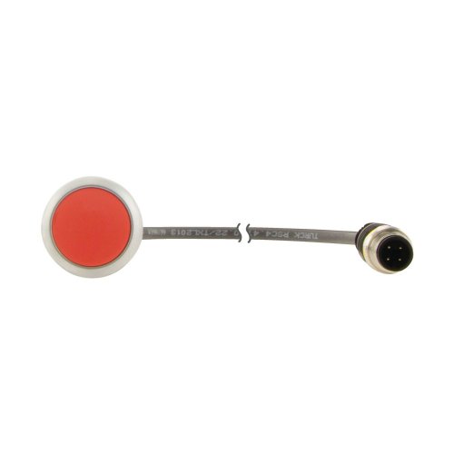 Eaton Drukknop, RMQ Compact, rood, vlak, terugverend, 0no/1nc, M12A-male, ka - Eaton 181043 c - 20061859