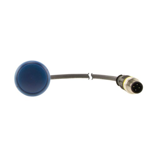 Eaton Signaallamp, RMQ Compact, blauw, vlak, 0no/0nc, M12A-male, kabel zwart - Eaton 181137 c - 20062095